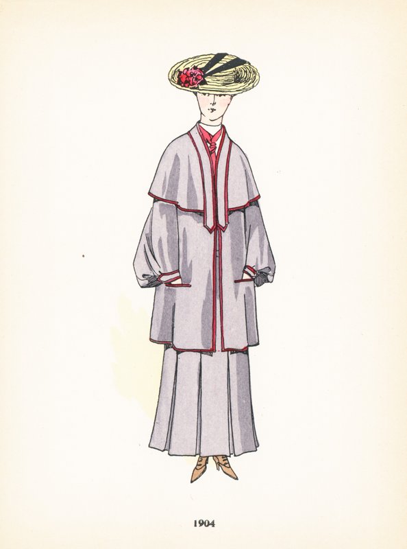 Moda femminile, 1904 da French School