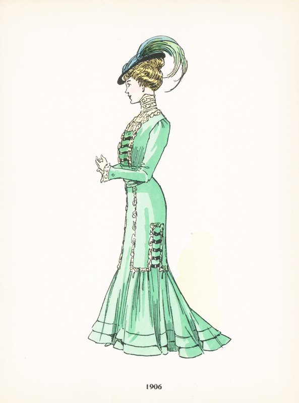 Moda femminile, 1906 da French School