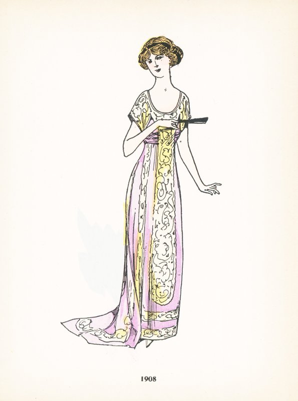 Moda femminile, 1908 da French School