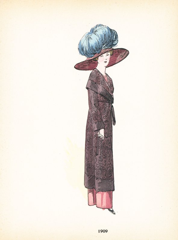Moda femminile, 1909 da French School