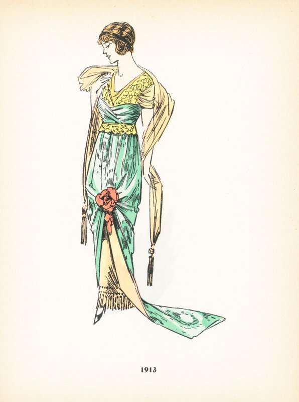 Moda femminile, 1913 da French School