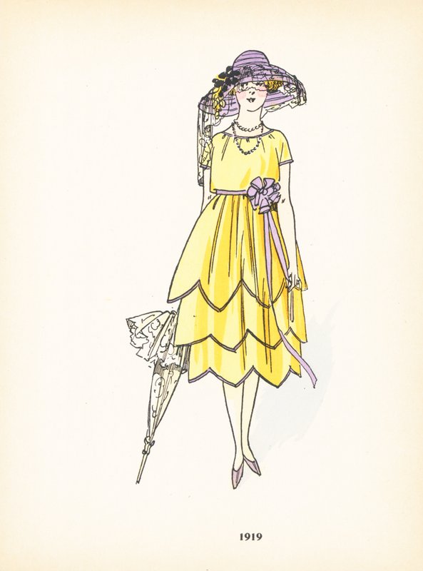 Moda femminile, 1919 da French School