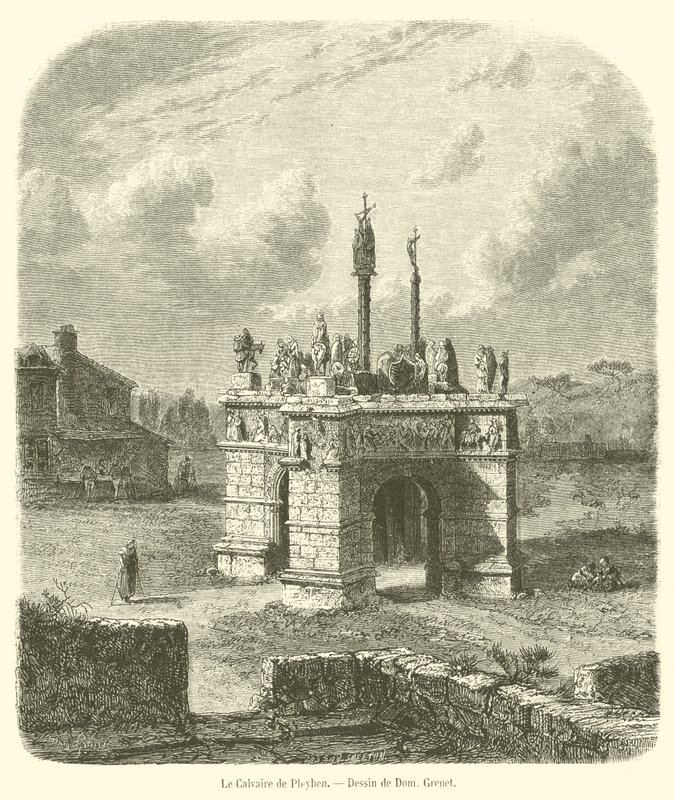 Il Calvario di Pleyben da French School