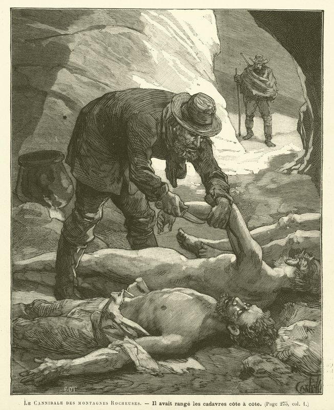 Il cannibale delle Montagne Rocciose da French School