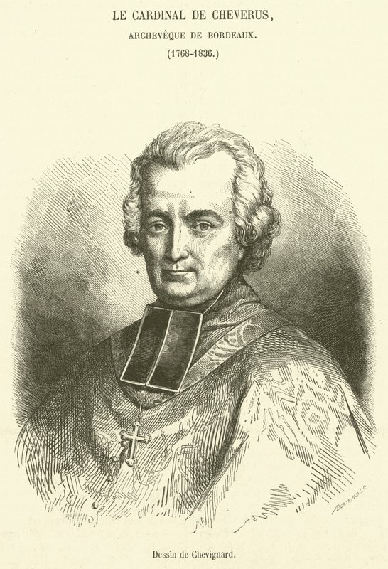 Il Cardinale di Cheverus, Arcivescovo di Bordeaux da French School