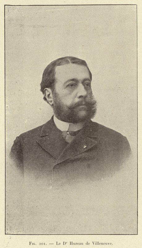 Il Dr Hureau de Villeneuve (incisione) da French School