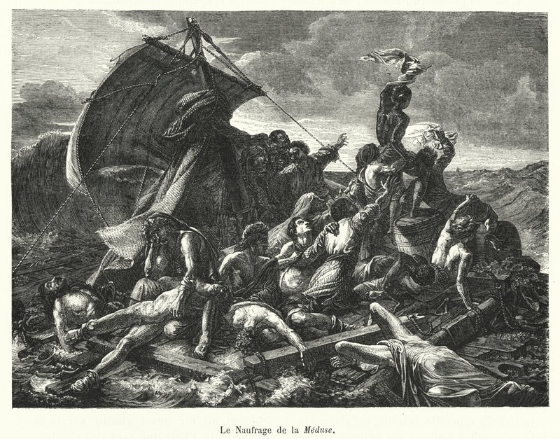 Il Naufragio della Medusa da French School