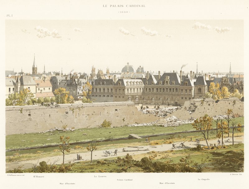 Le Palais Cardinal, 1634 da French School