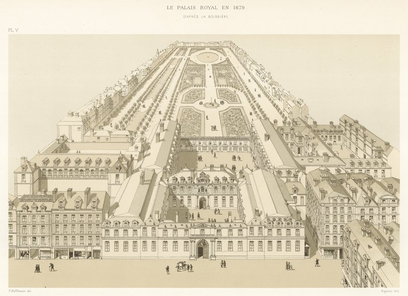 Le Palais Royal en 1679, D