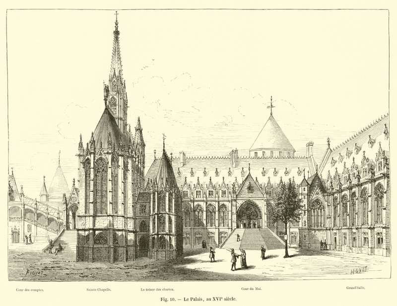 Il Palazzo, nel XVI secolo da French School