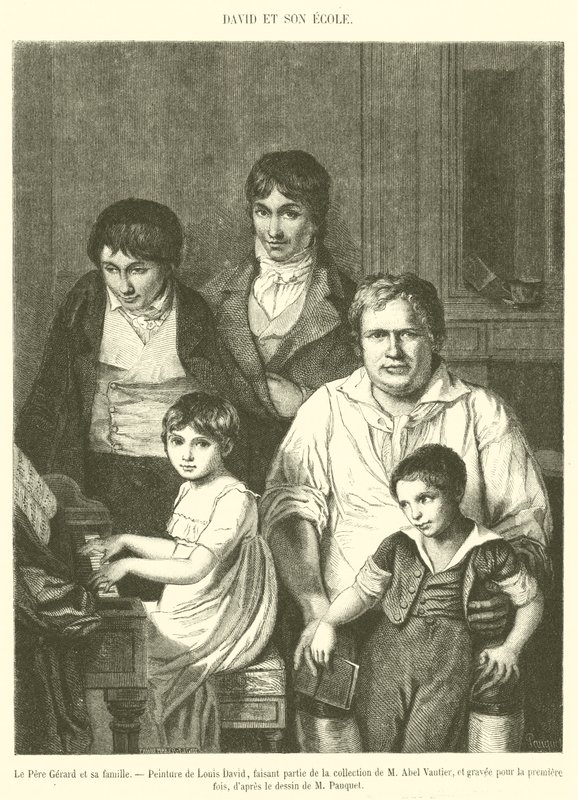 Padre Gerard e la sua famiglia da French School