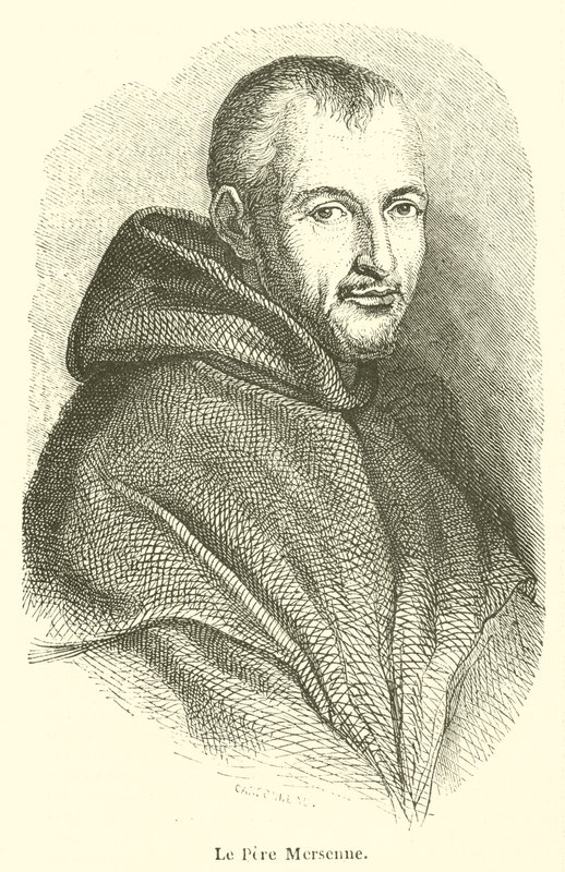 Le Pere Mersenne (incisione) da French School