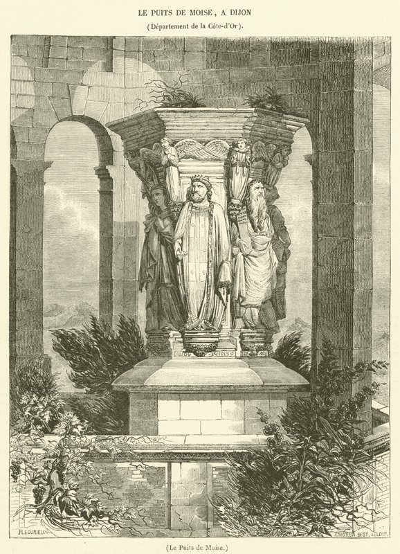 Le Puits de Moise (incisione) da French School
