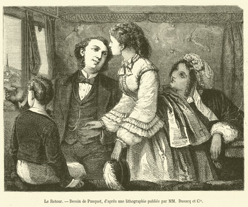 Il Ritorno (incisione) da French School