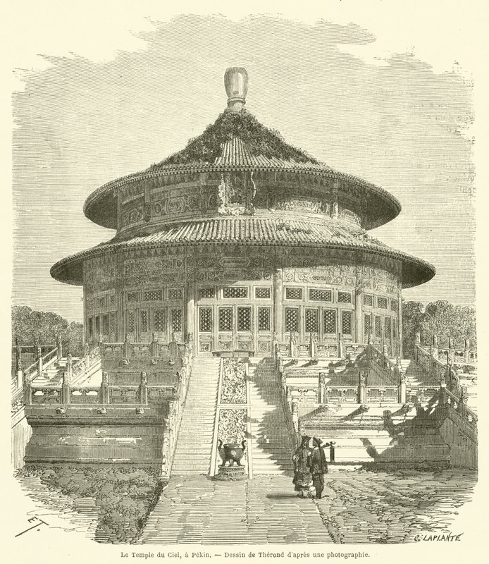 Il Tempio del Cielo, a Pechino da French School