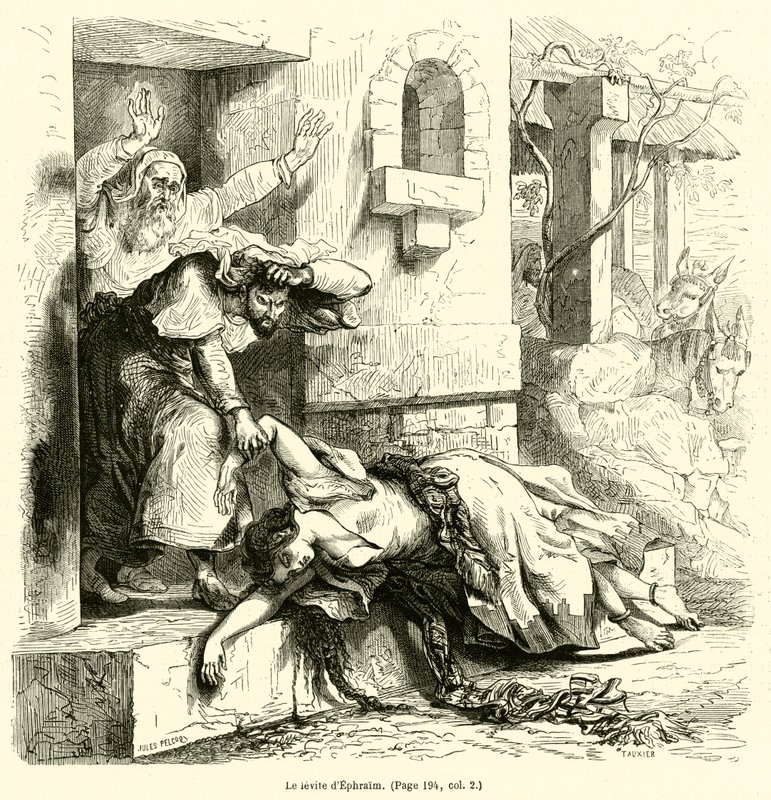 Il levita di Efraim da French School