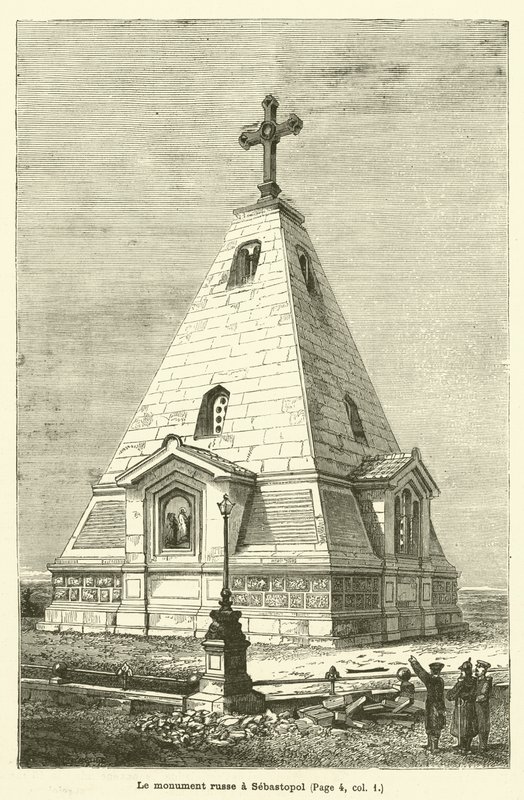 Le monument russe a Sebastopol da French School