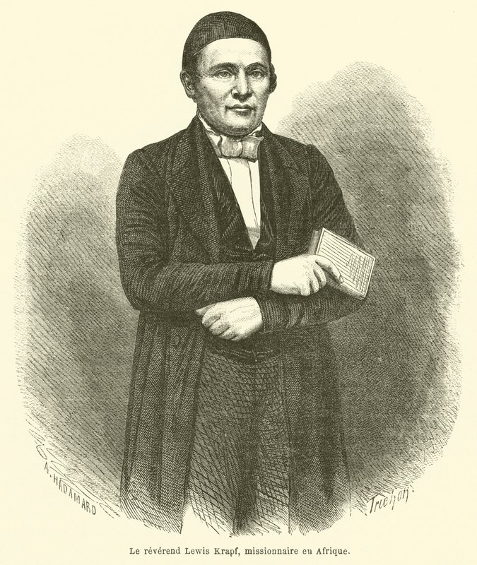 Il reverendo Lewis Krapf, missionario in Africa da French School