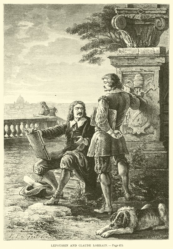 Lepoussin e Claude Lorrain da French School
