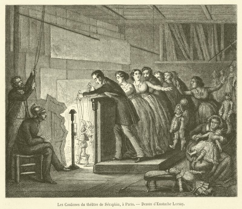 Dietro le quinte del teatro di Seraphin, a Parigi da French School