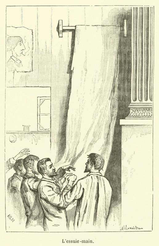 Asciugamano (incisione) da French School