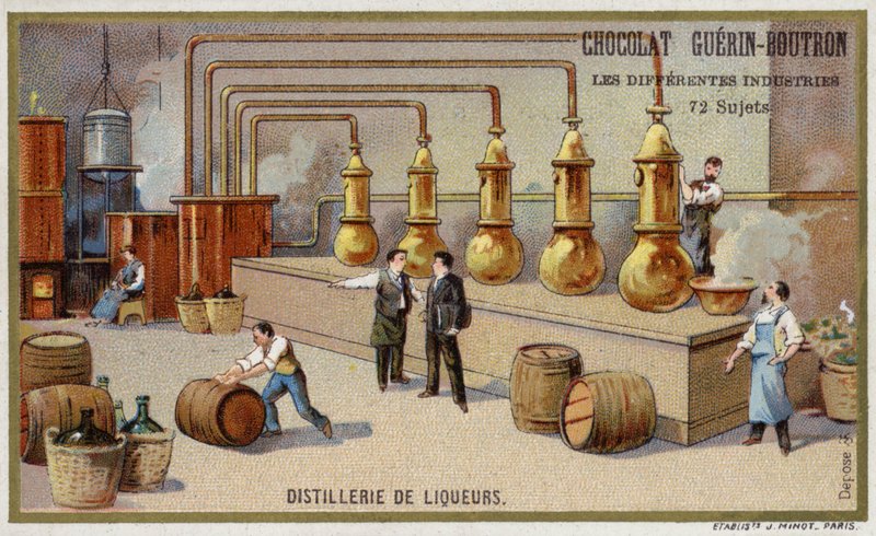Distilleria di liquori da French School