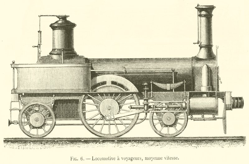 Locomotiva per passeggeri, velocità media da French School