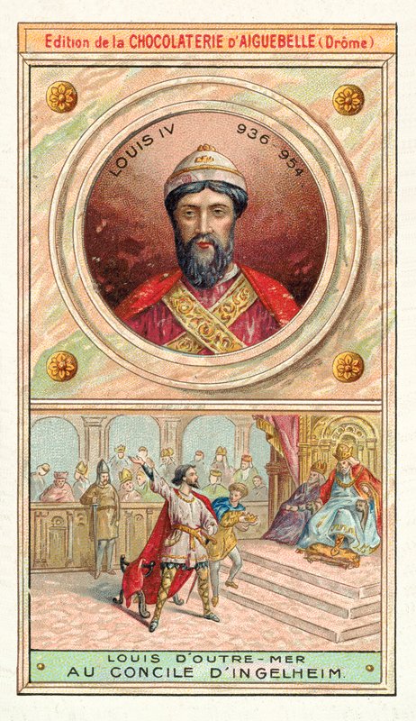 Luigi IV di Francia al Consiglio di Ingelheim, 948 da French School