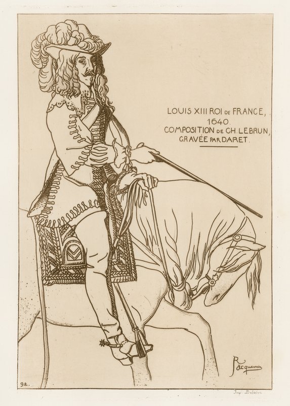 Luigi XIII, Re di Francia, 1640 da French School