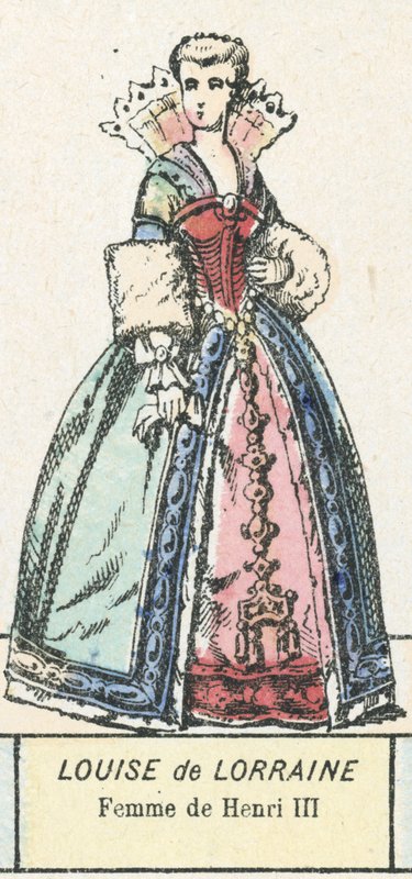 Luisa di Lorena, moglie di Enrico III da French School