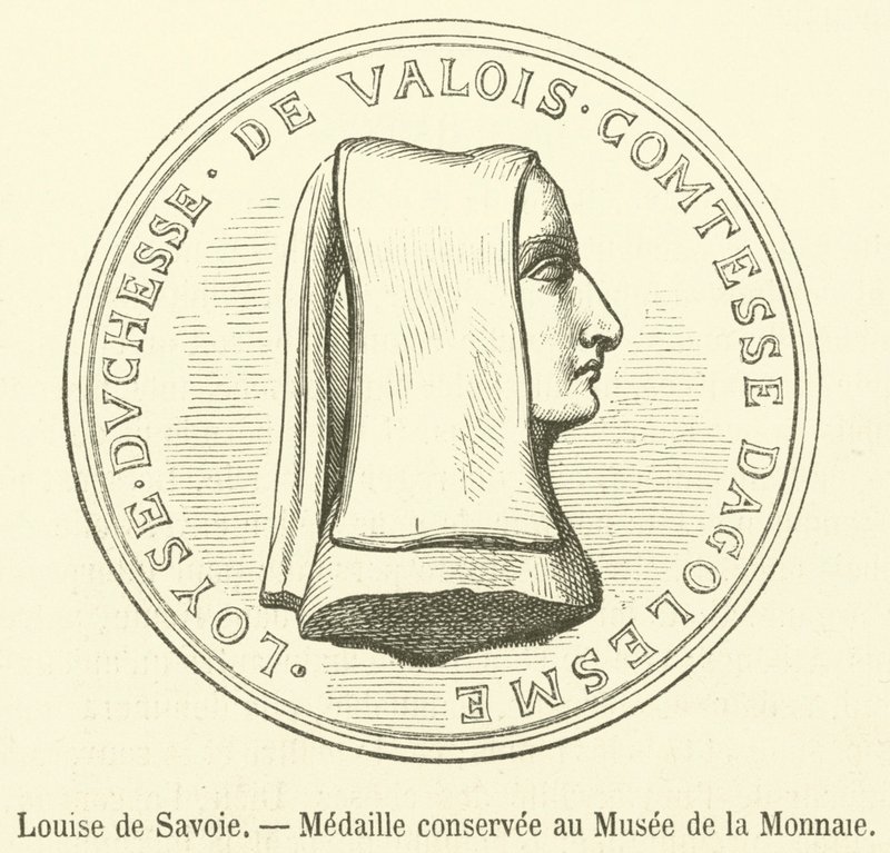 Luisa di Savoia, Medaglia conservata al Museo della Moneta da French School