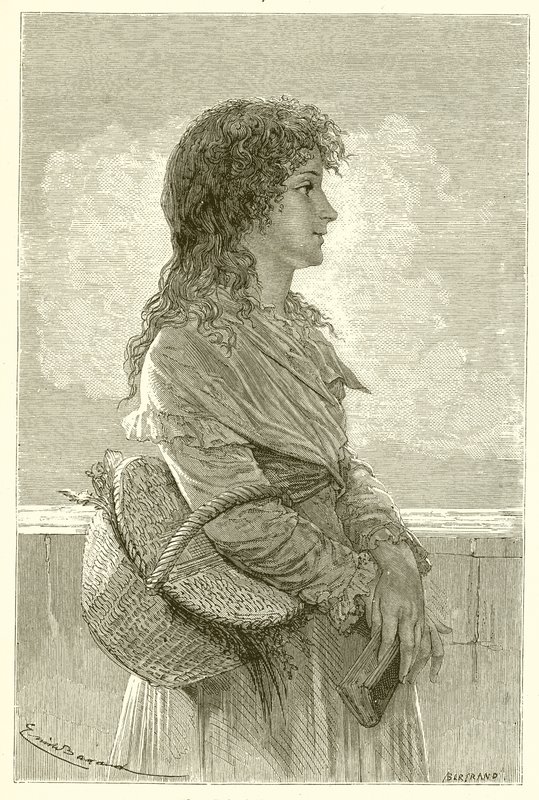Madame Roland nella sua infanzia da French School