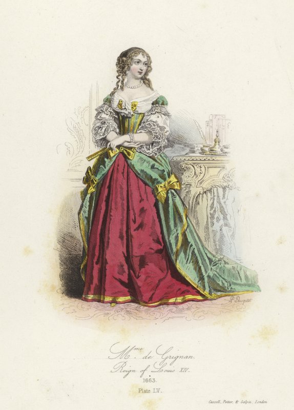 Madame de Grignan, aristocratica francese del tempo di Luigi XIV da French School