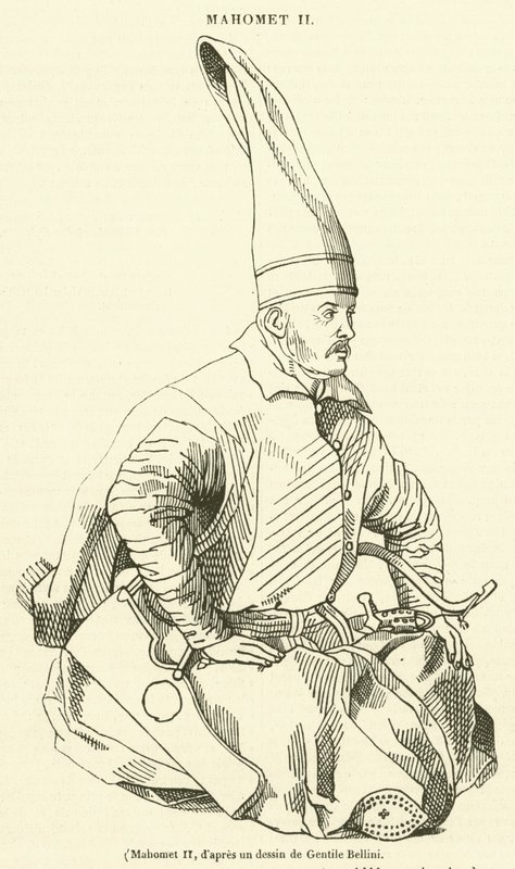 Maometto II (incisione) da French School