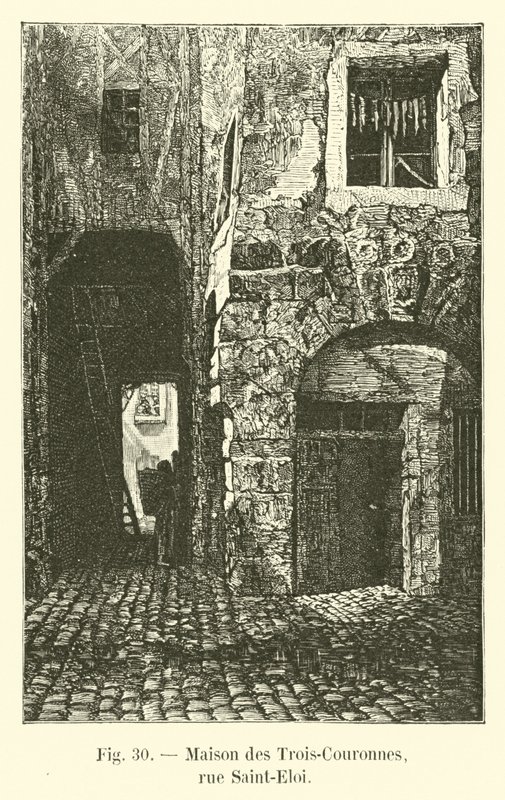 Casa delle Tre Corone, rue Saint-Eloi da French School