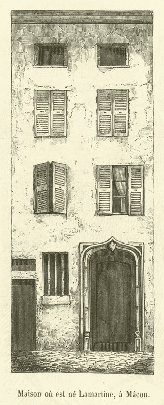 Casa dove è nato Lamartine, a Macon da French School