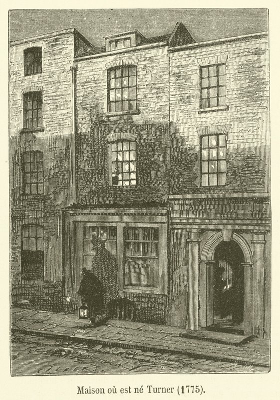 Casa dove è nato Turner da French School