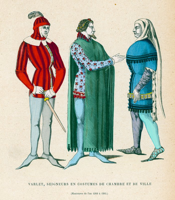 Costumi Maschili, 1360-1365 da French School