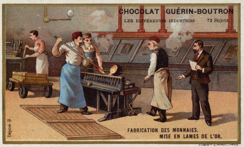 Fabbricazione di monete da French School