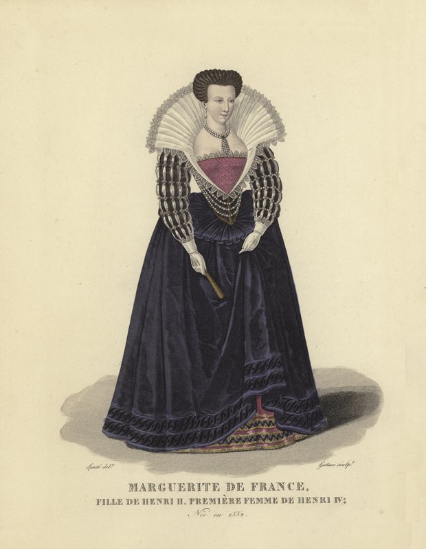 Margherita di Francia, figlia del re Enrico II di Francia e prima moglie del re Enrico IV di Francia da French School