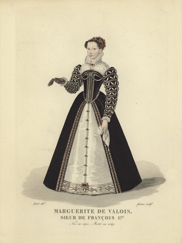 Margherita di Navarra, sorella del re Francesco I di Francia da French School