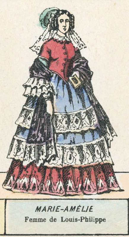 Maria Amalia, moglie di Luigi Filippo da French School