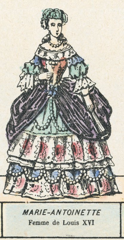 Maria Antonietta, moglie di Luigi XVI da French School