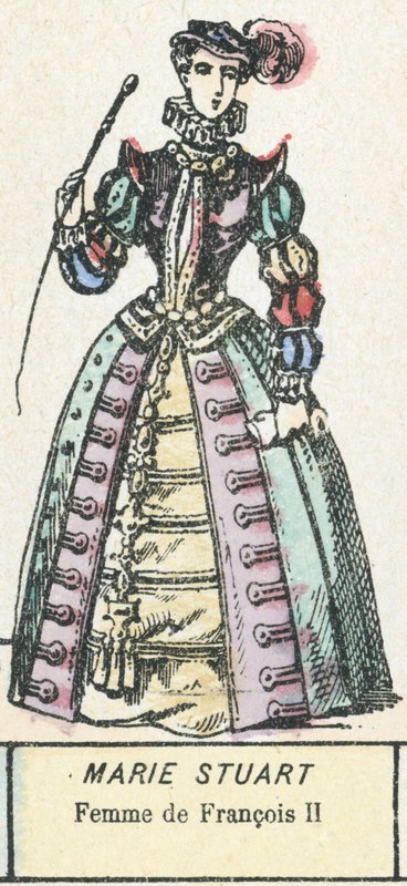Maria Stuarda, moglie di Francesco II da French School