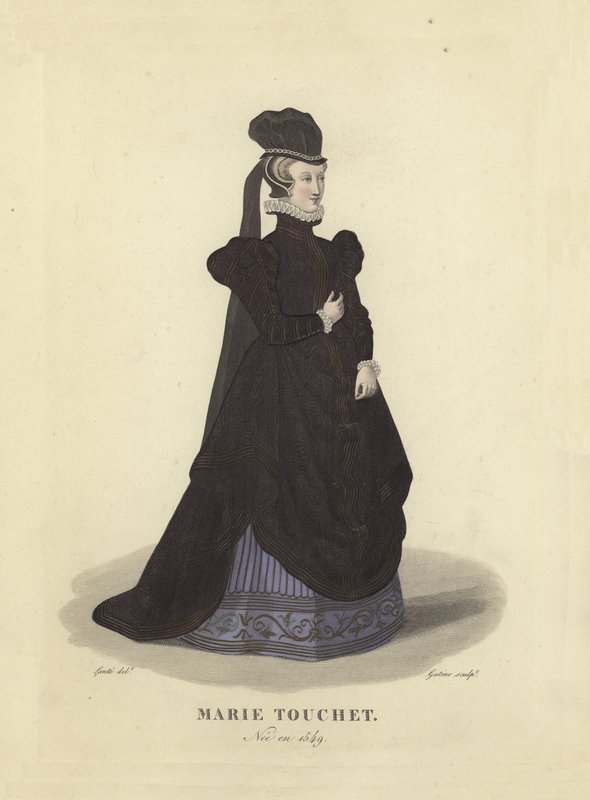 Maria Touchet, amante del re Carlo IX di Francia da French School