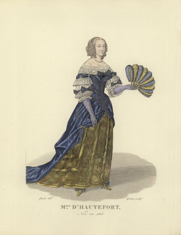 Maria de Hautefort, favorita del re Luigi XIII di Francia da French School