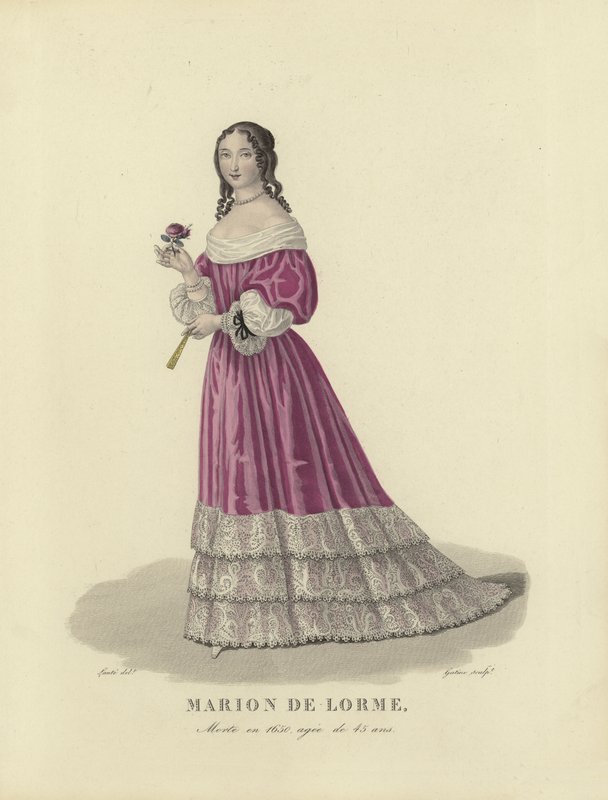 Marion de Lorme, cortigiana francese da French School