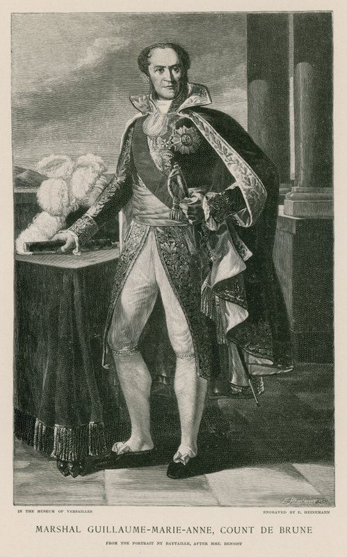 Maresciallo Guillaume-Marie-Anne, Conte de Brune da French School