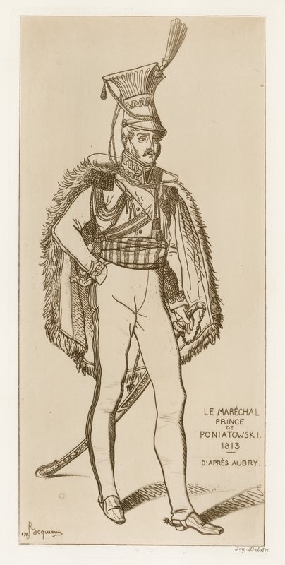 Maresciallo Principe Poniatowski, 1813 da French School