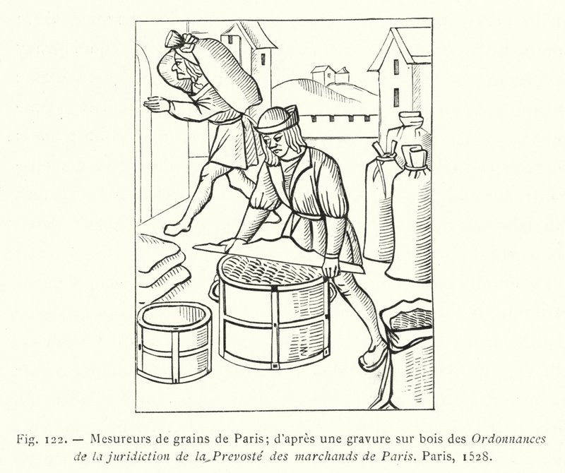 Misuratori di grano di Parigi; secondo un